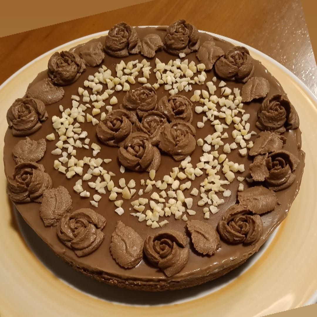Cheesecake ai due cioccolati