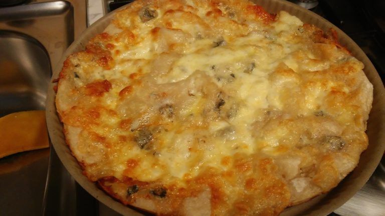 Pizza con gorgonzola