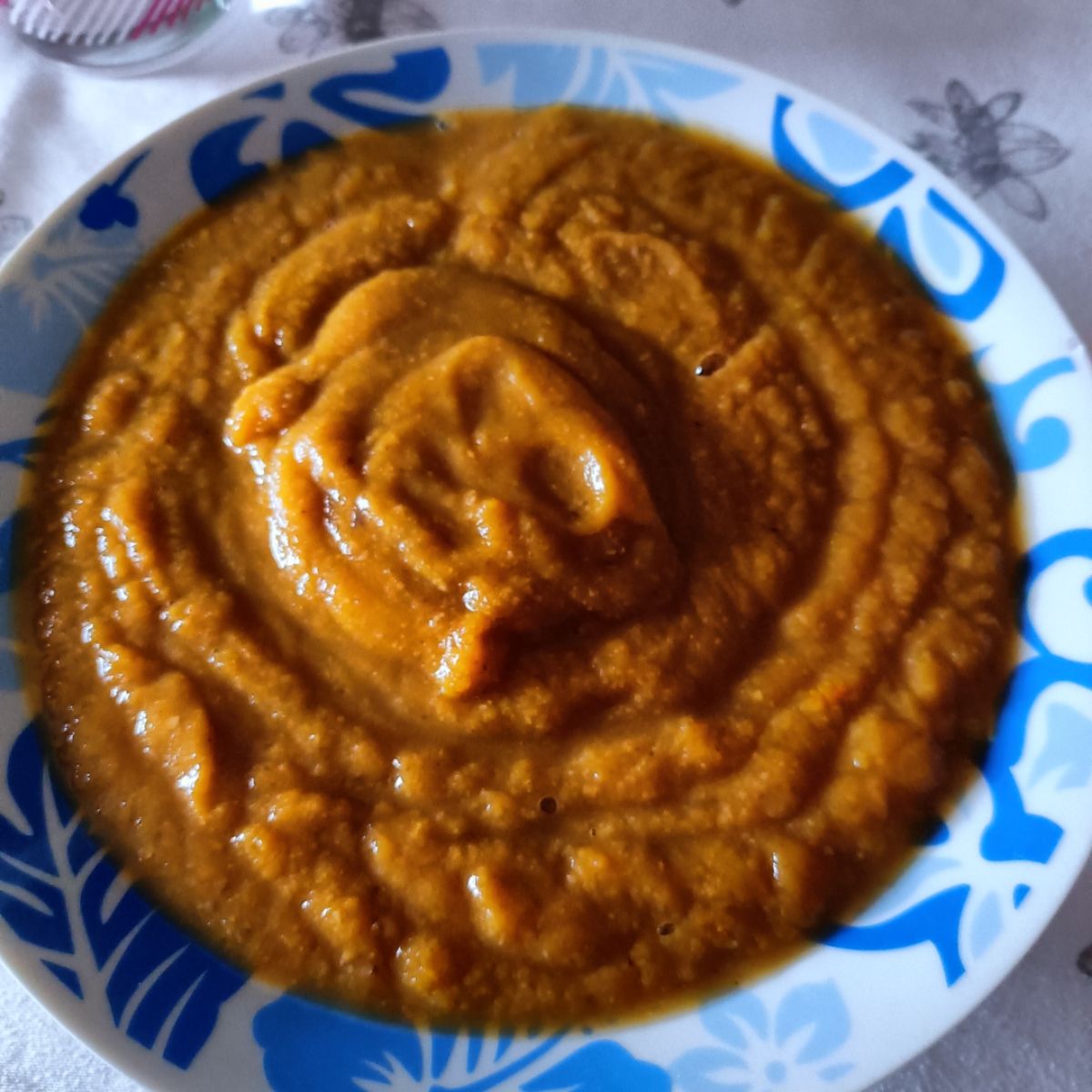 Vellutata di zucca e funghi