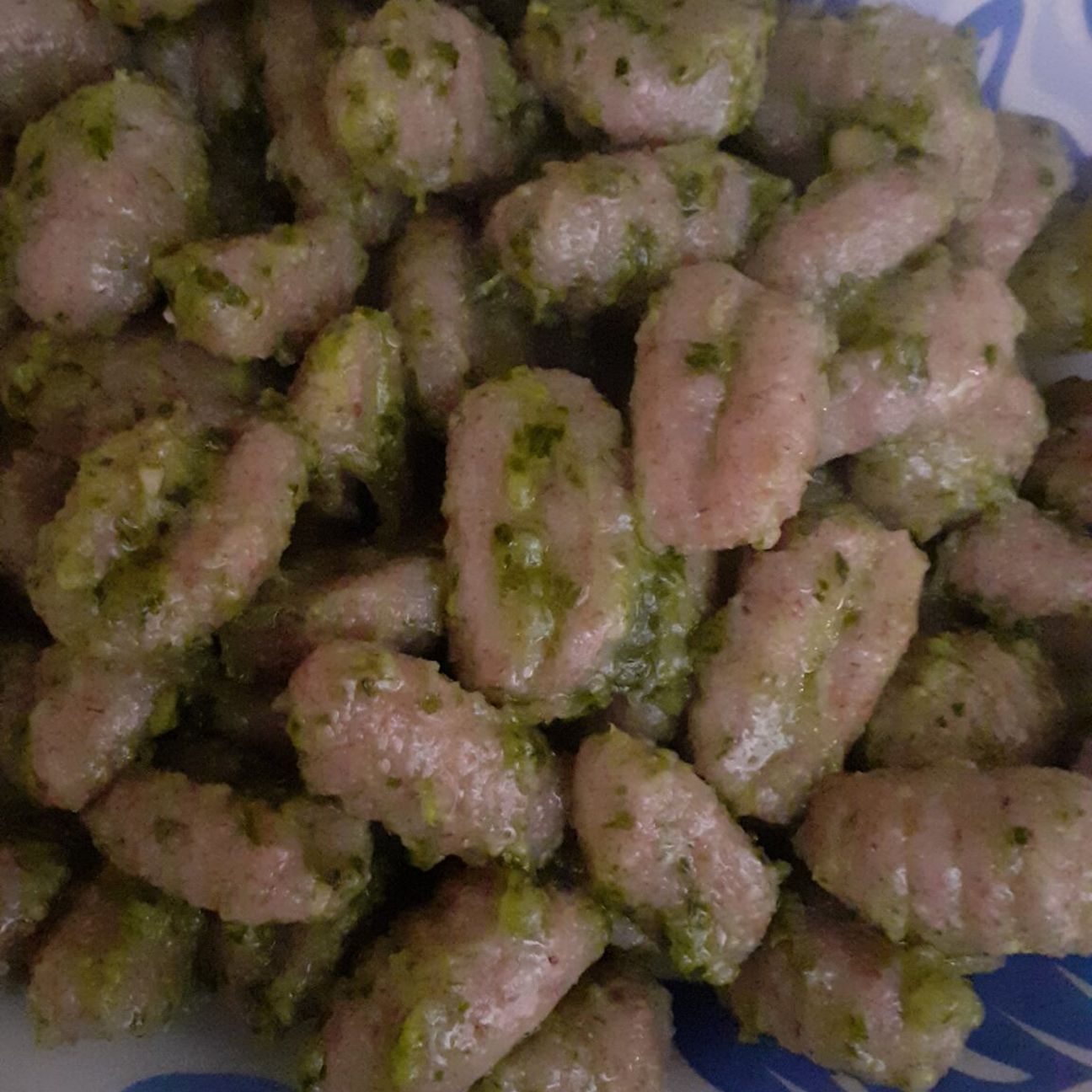Gnocchi integrali al pesto
