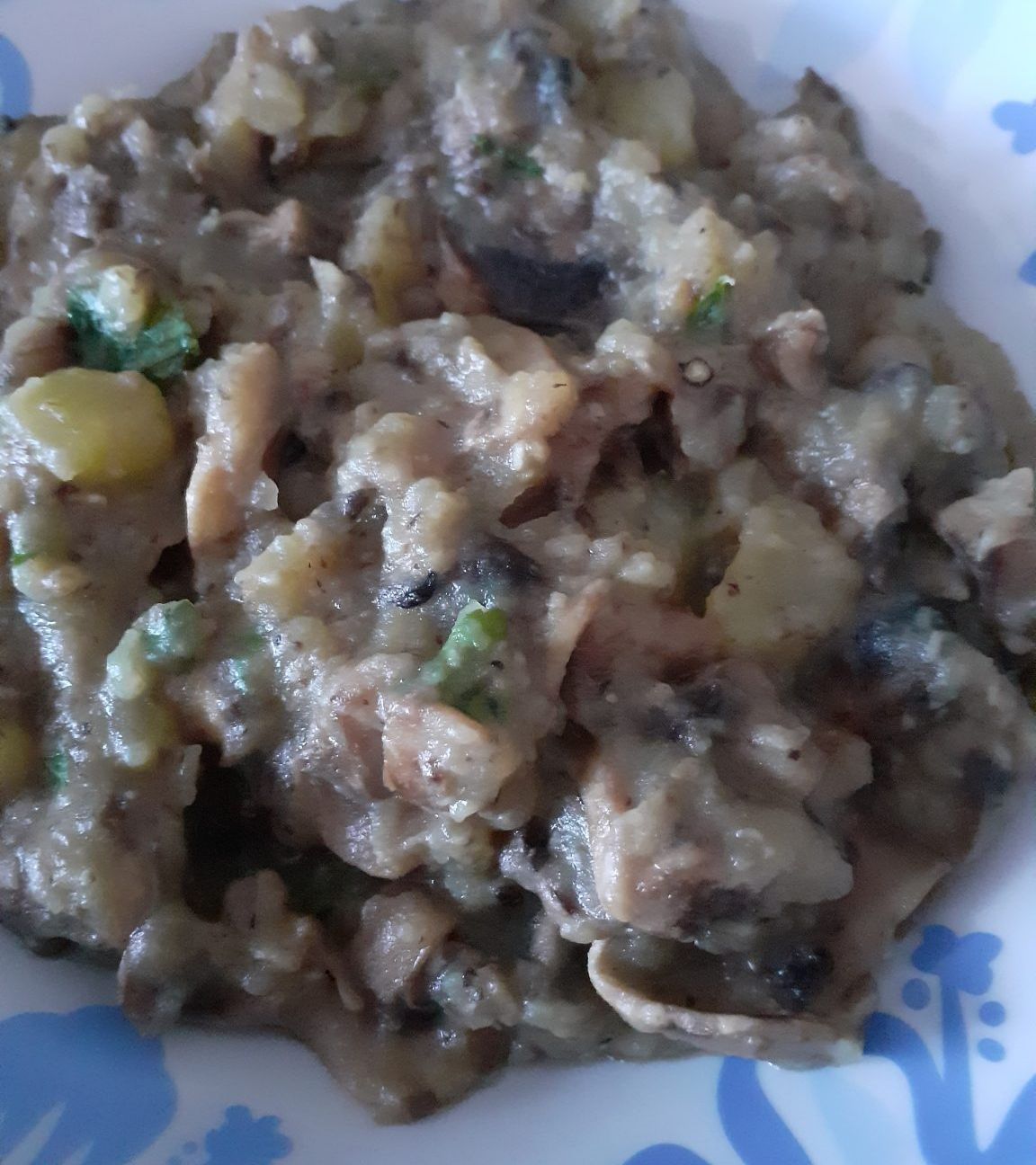 Vellutata Patate e Funghi