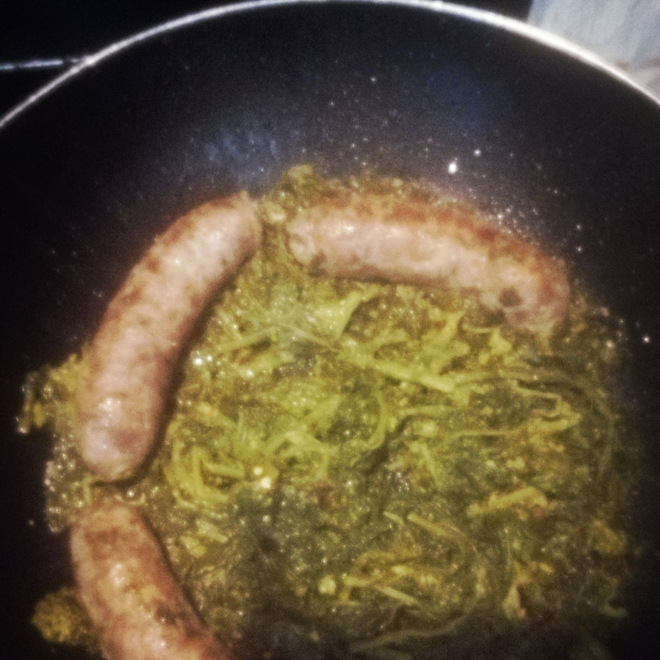 Salsicce con Cime di rapa