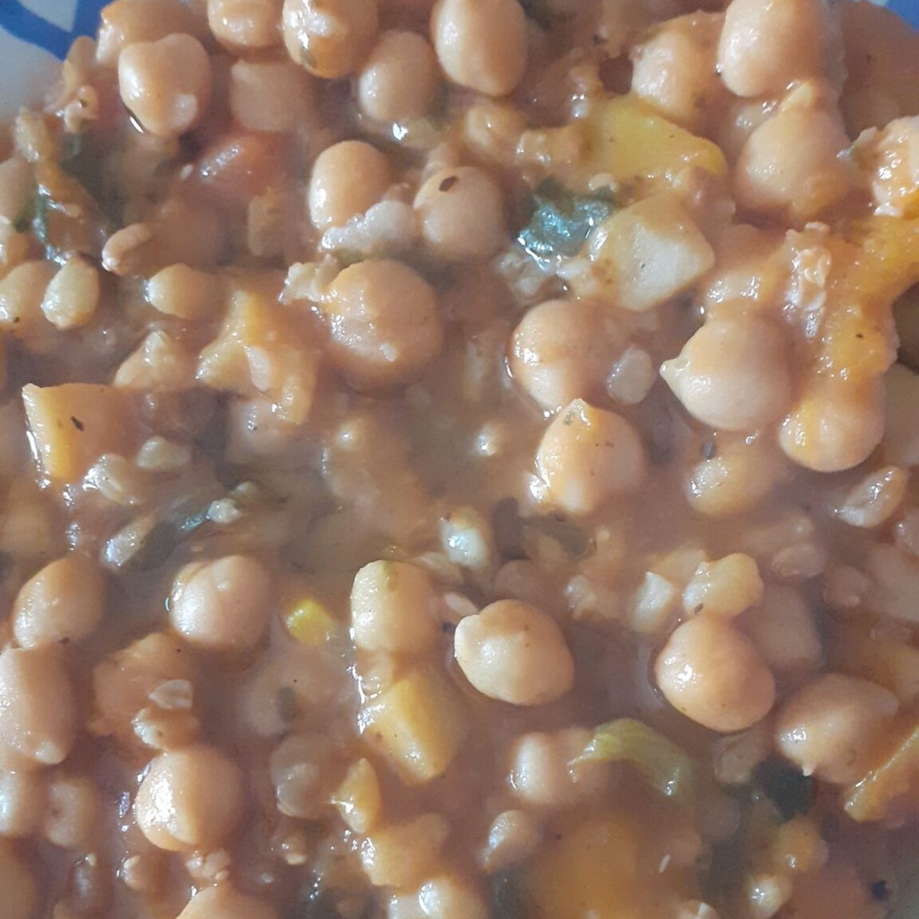 Zuppa di ceci e zucca