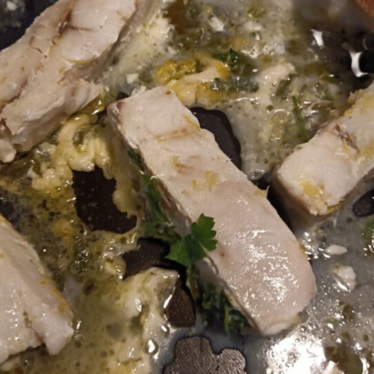 Merluzzo con limone e prezzemolo