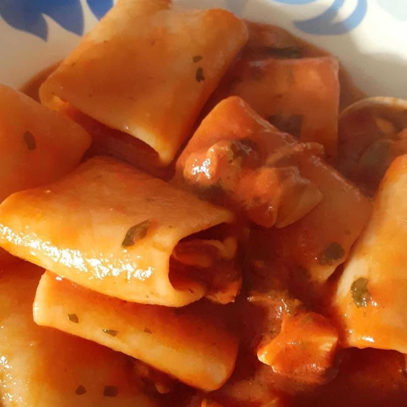 Schiaffoni allo scoglio