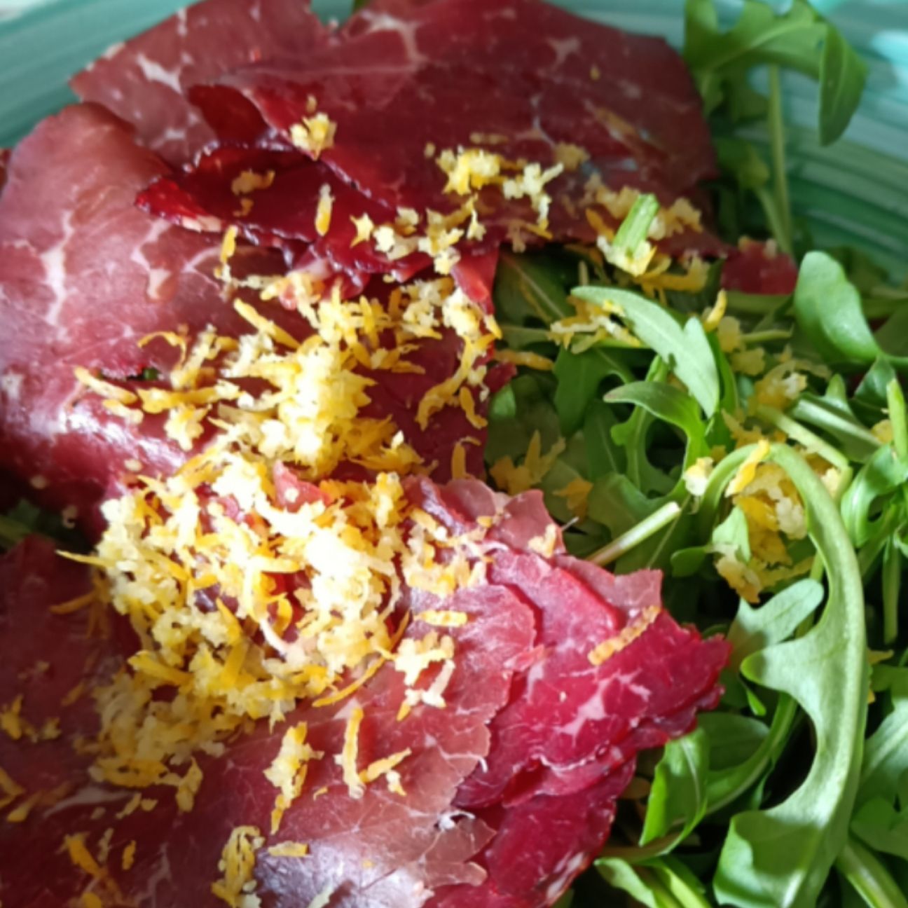 Rucola bresaola e limone