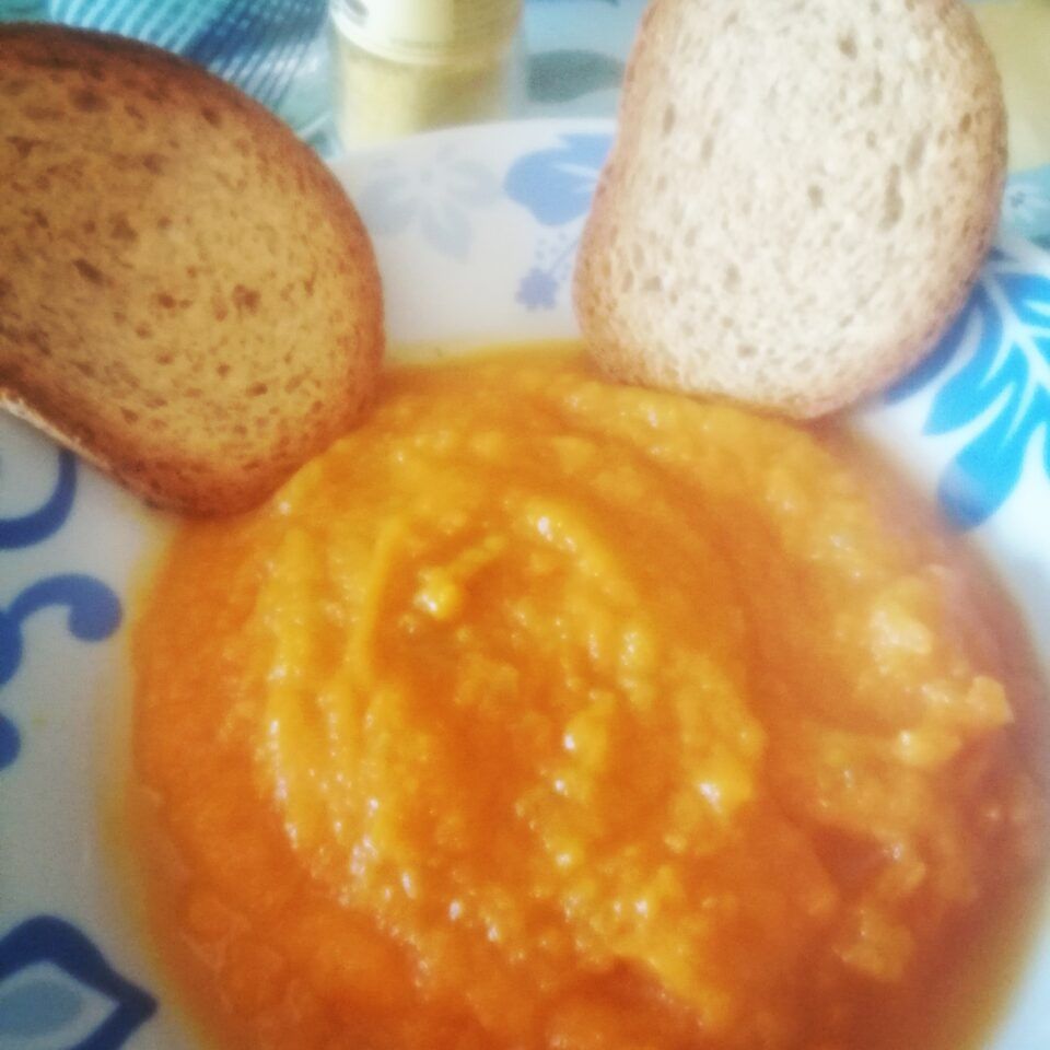 Vellutata di zucca e patate