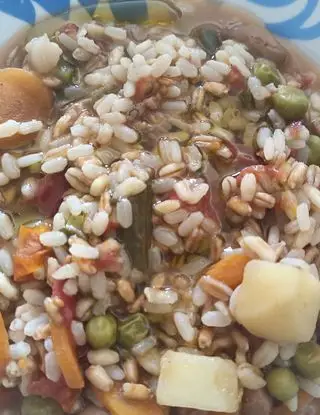 Ricetta Minestrone di riso e farro e orzo di elvira.gengaro