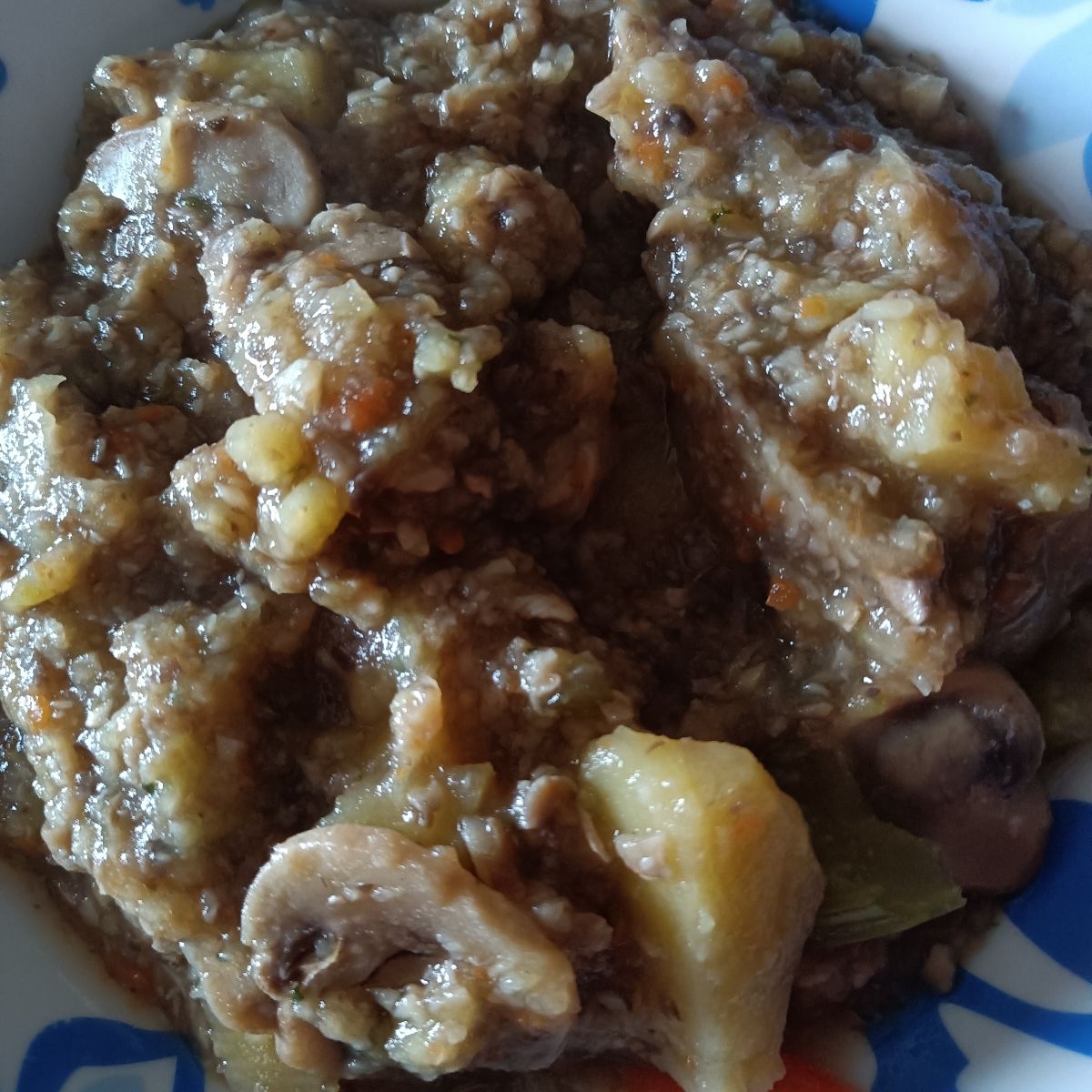 Vellutata di funghi e patate