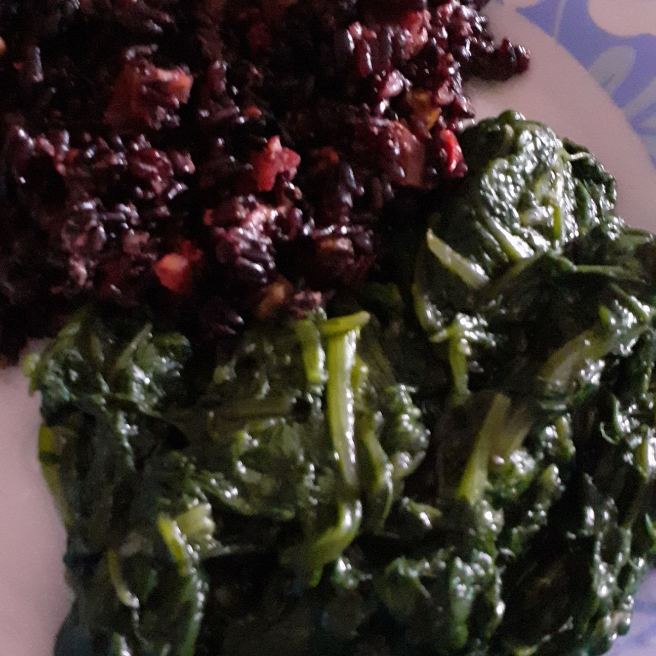 Riso rosso con verdure