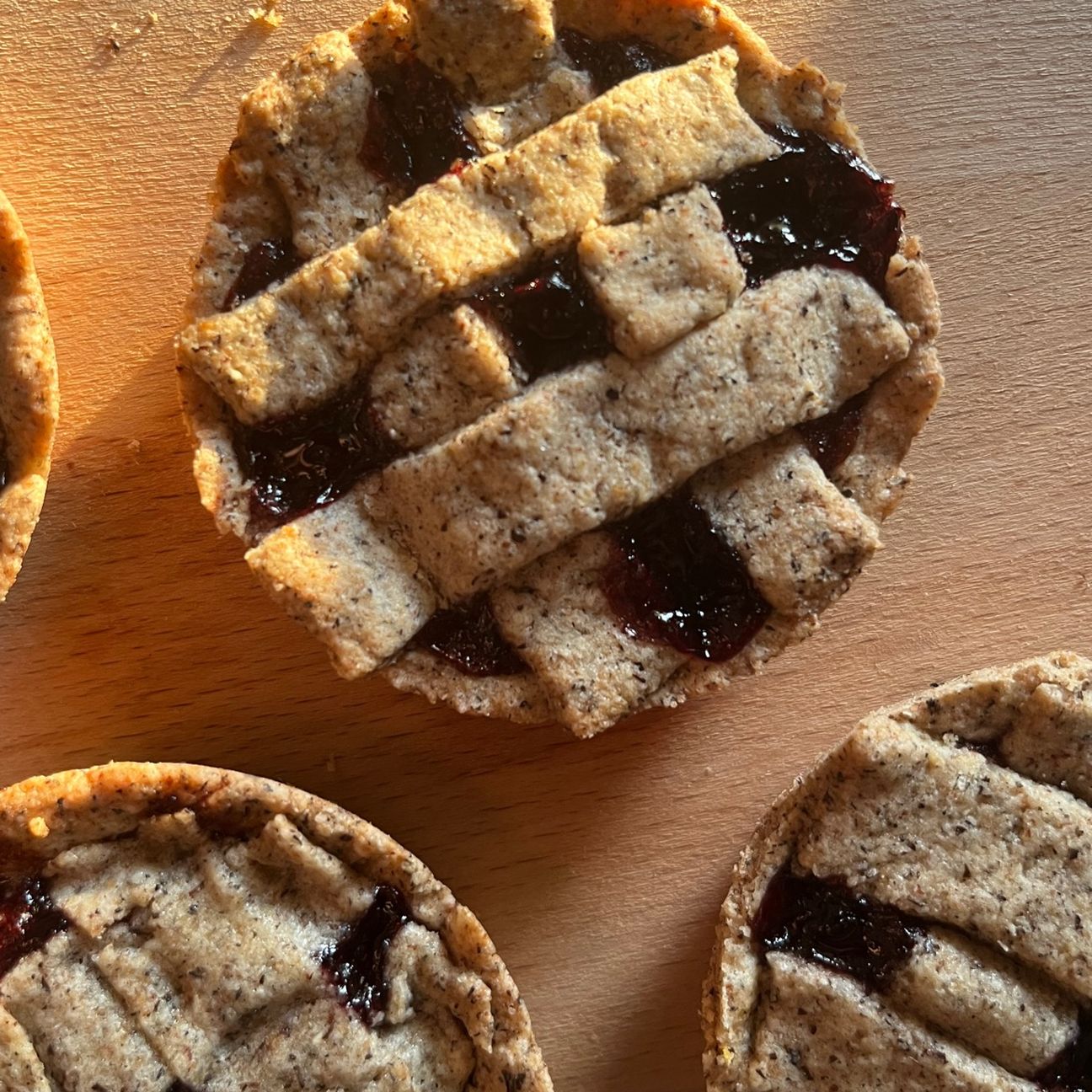 Mini crostata al grano saraceno