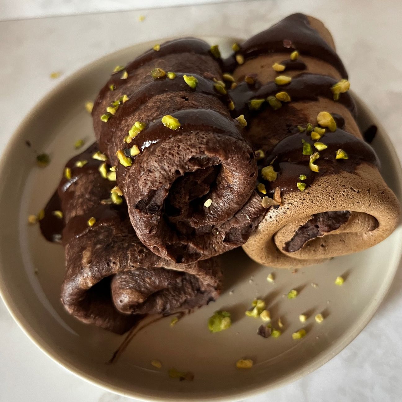 Crêpes al cacao senza zucchero
