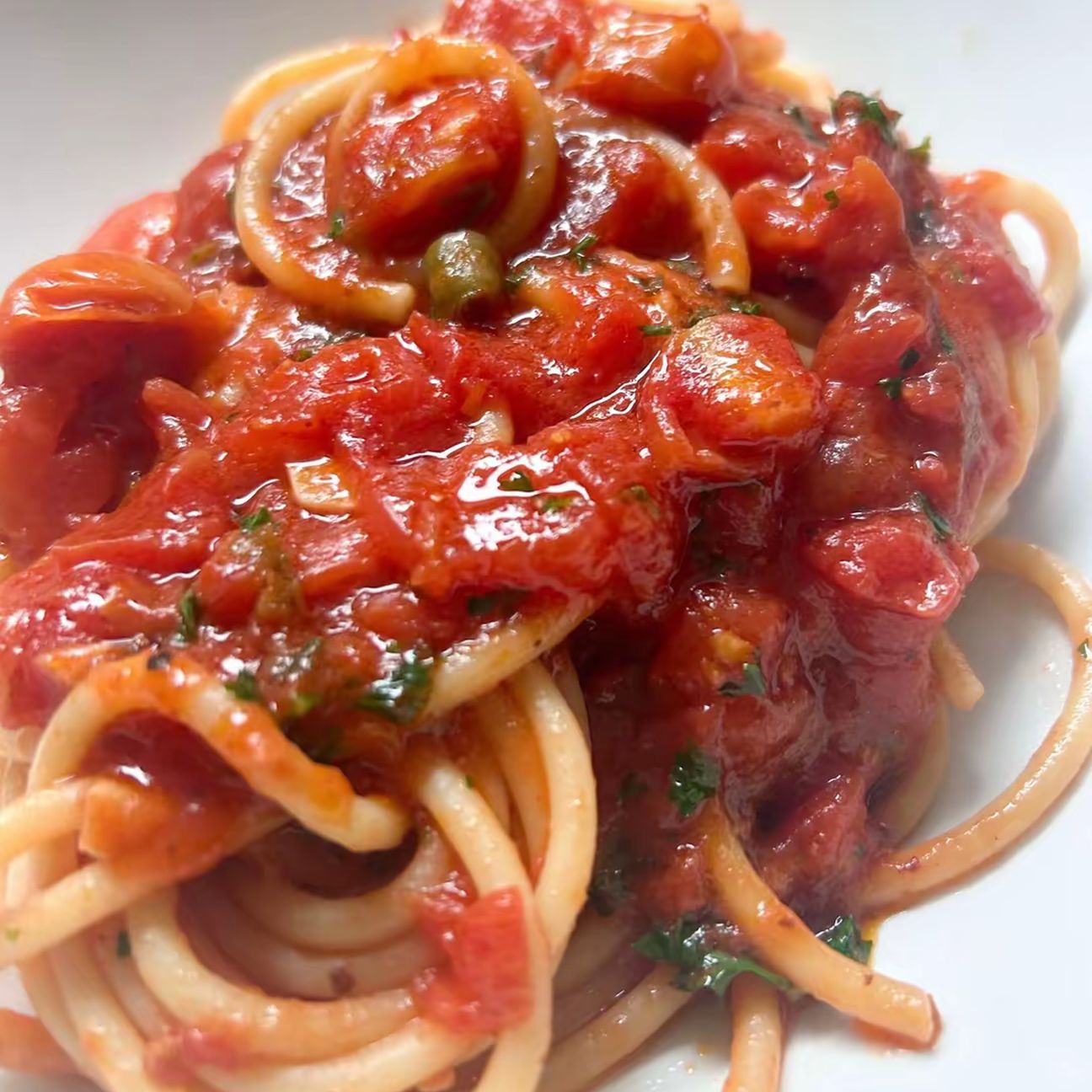 Bucatini all'arrabiata