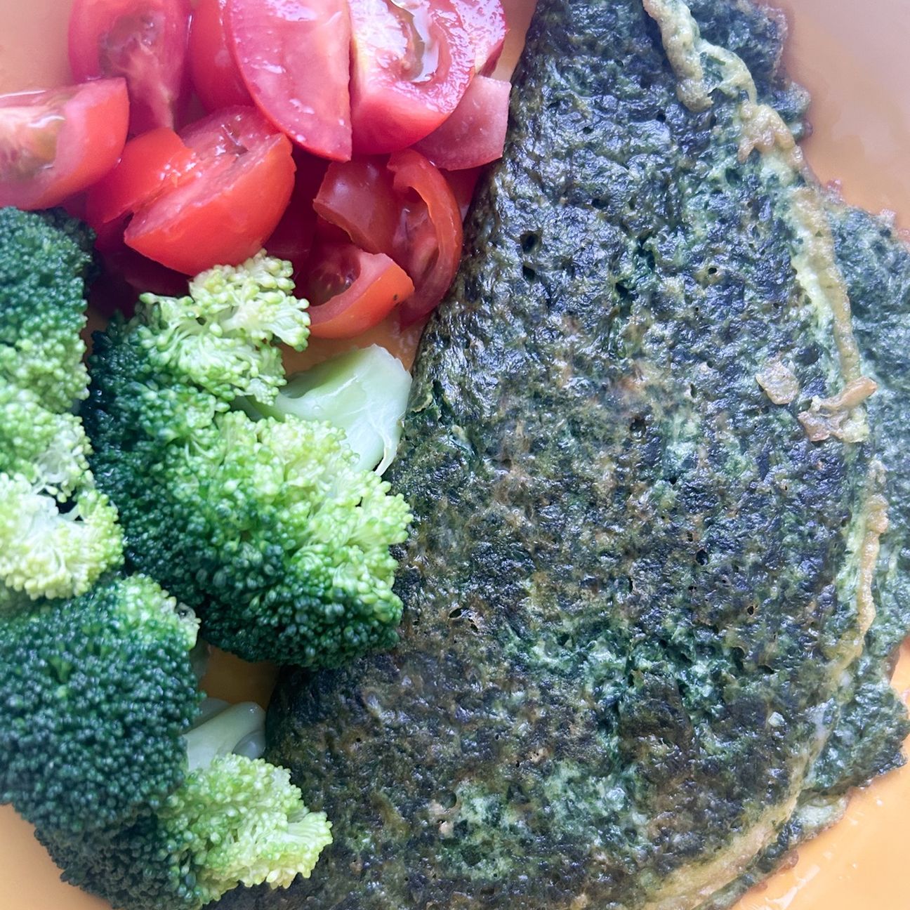 Omelette agli spinaci