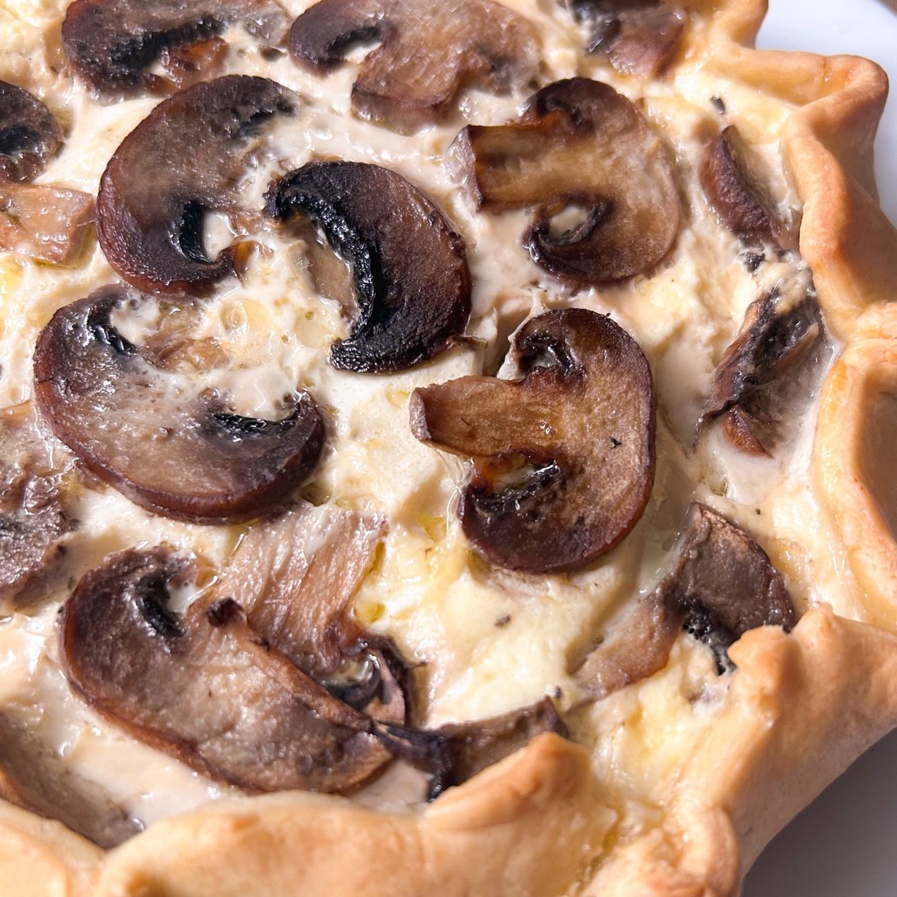 Quiche ai funghi