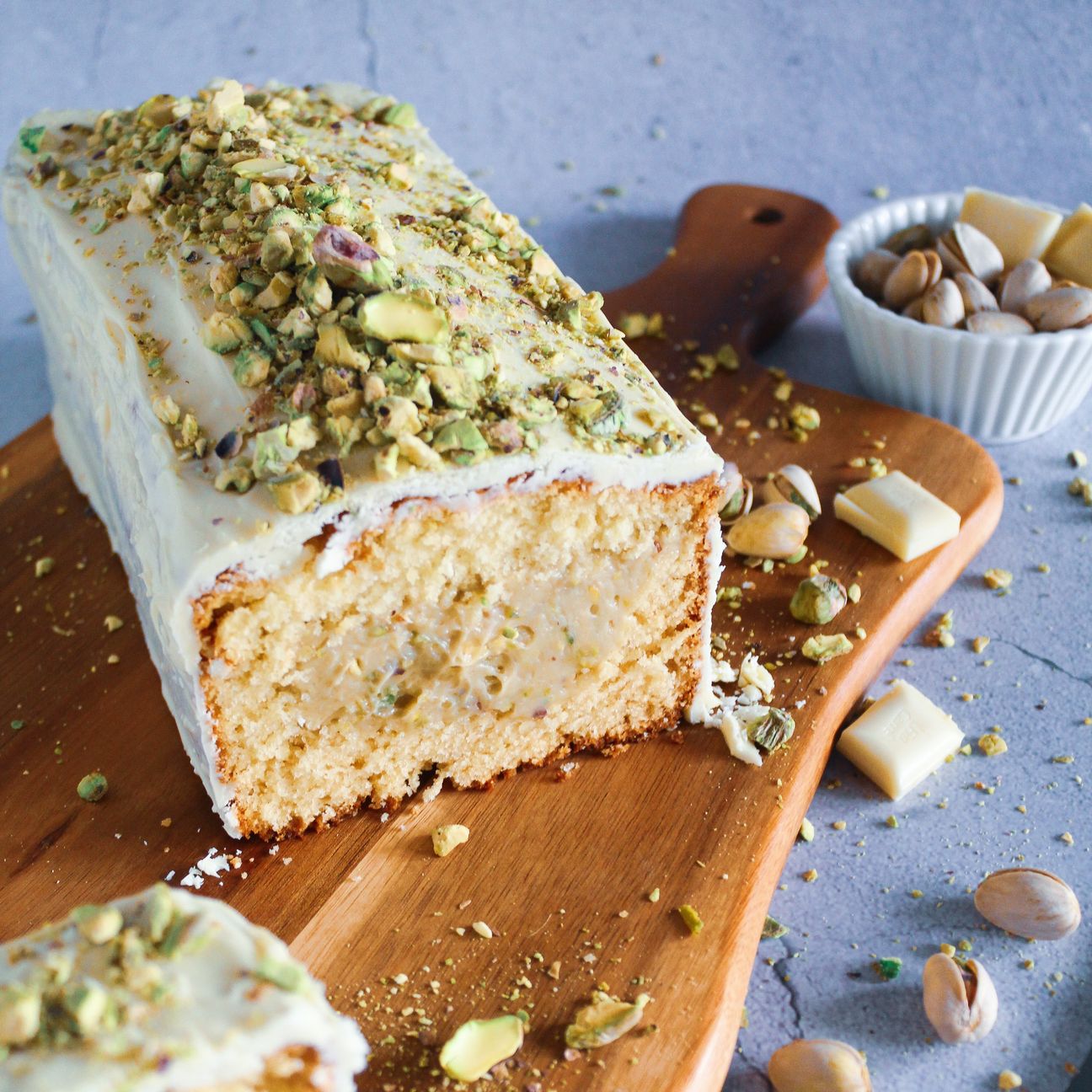 Plumcake al pistacchio