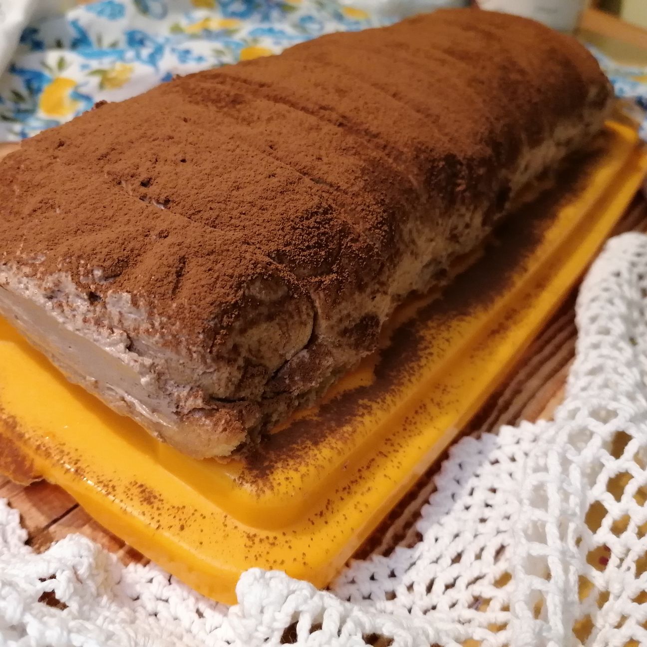 Rotolo di savoiardi alla Nutella