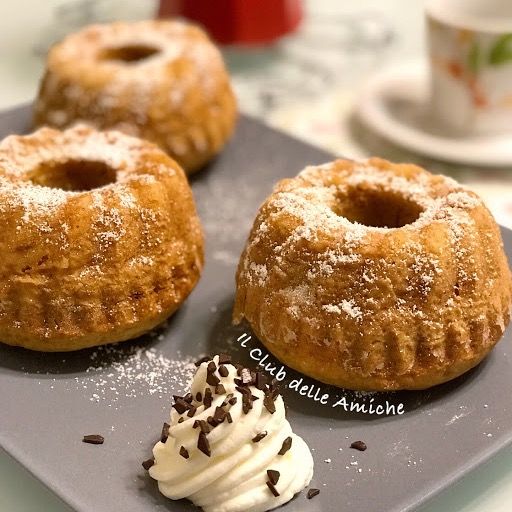 Ciambelline alla panna e caffè