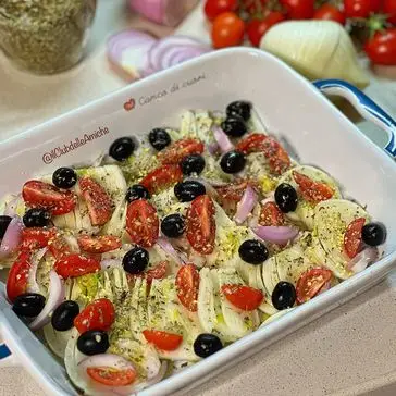 Ricetta finocchi alla mediterranea