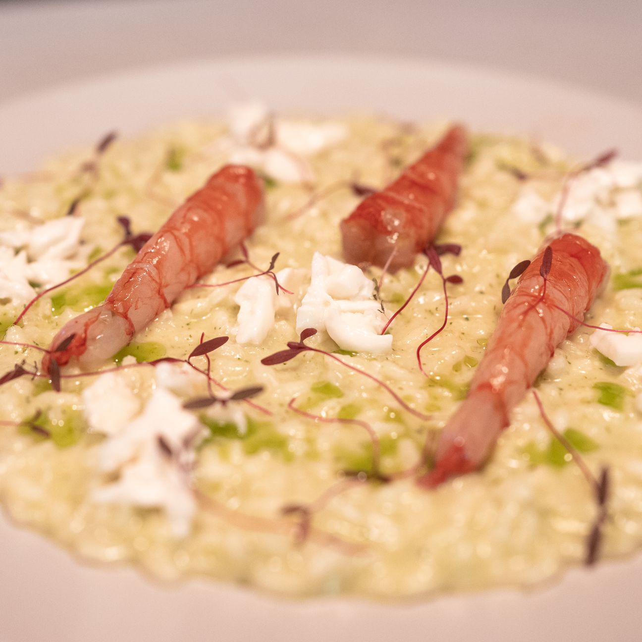 Risotto Zucchine e Gambero Rosso