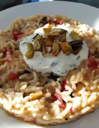 Ricetta Risotto con melanzane e crema allo yogurt di incucina_consabrina