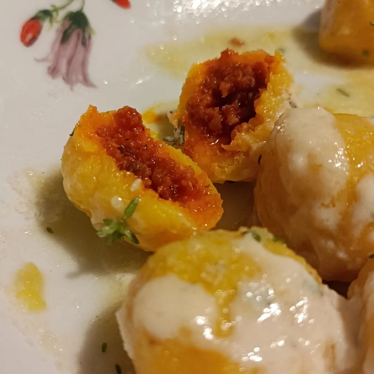 Gnocchi di zucca ripieni