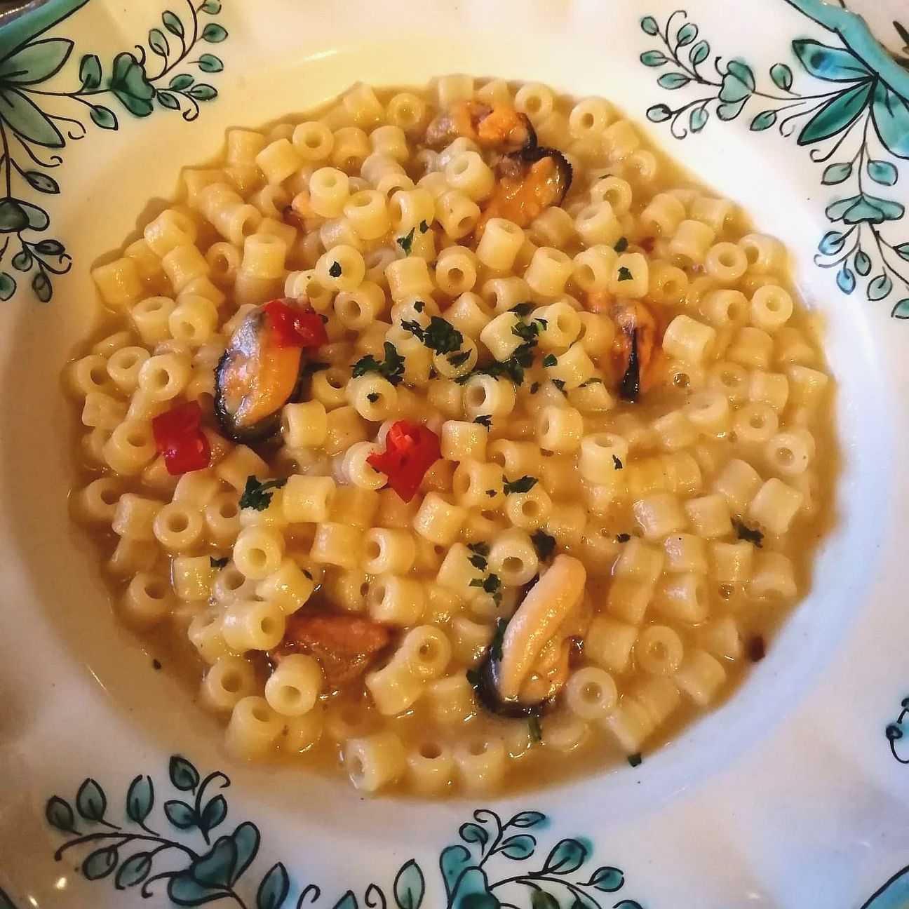 Tubettini con cozze
