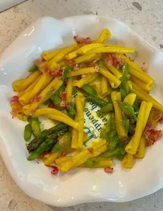 Ricetta pasta asparagi e zafferano di notbadfood.alessandroosnaghi