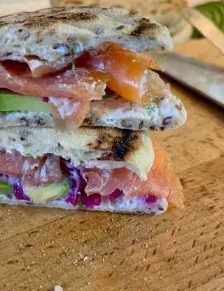 Ricetta Panino ai Semi di Lino in padella di notbadfood.alessandroosnaghi
