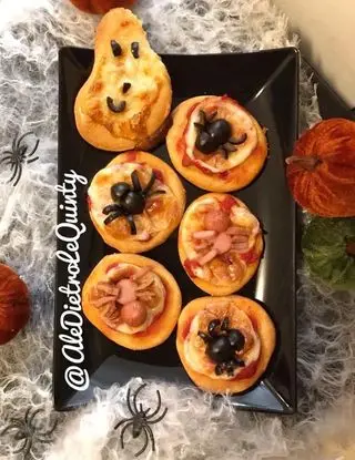 Ricetta Pizzette di Halloween di aledietrolequinty