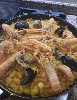 Ricetta Paella di pesce di pileri91