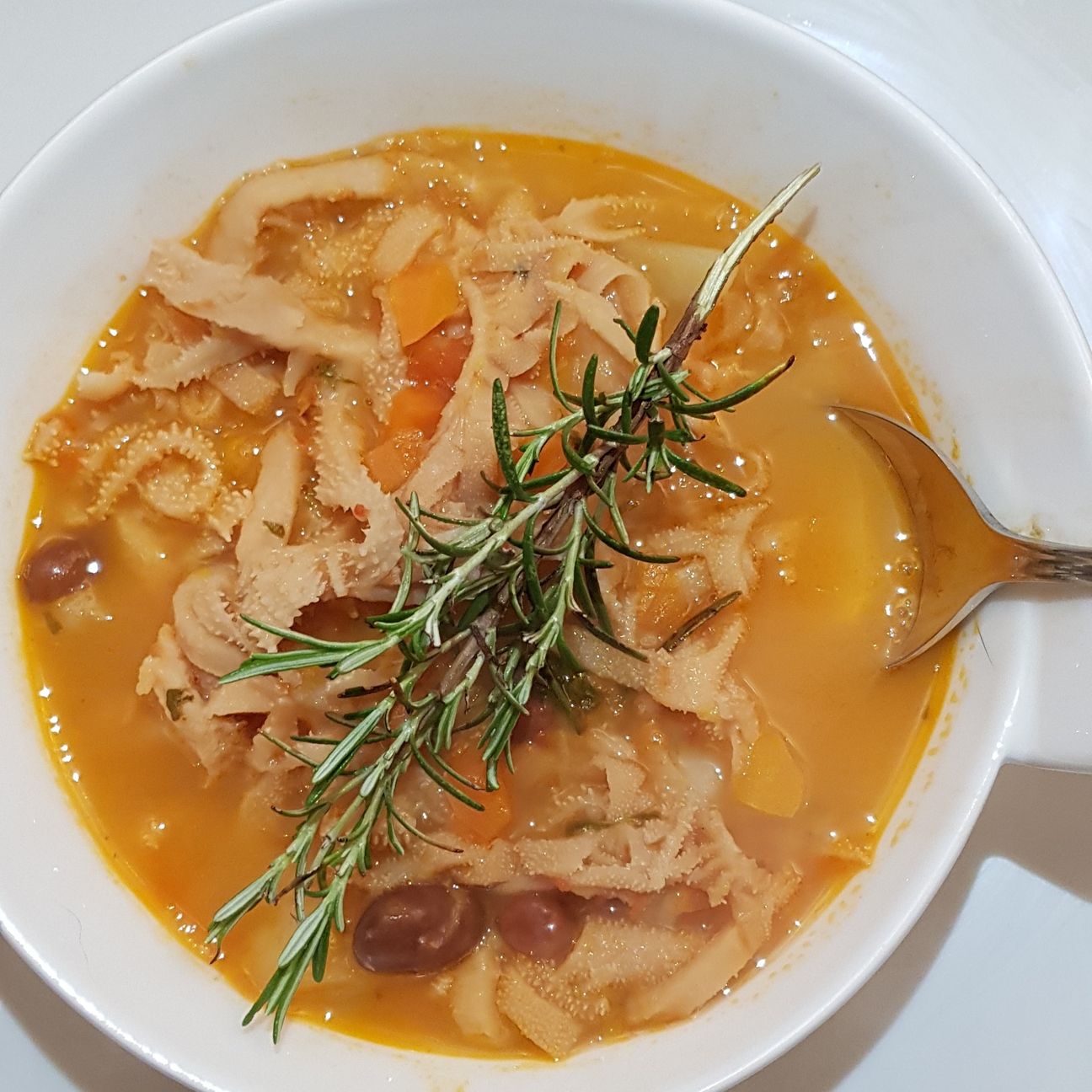 Trippe miste con fagioli