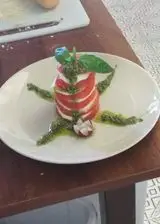 Ricetta Caprese al pesto genovese