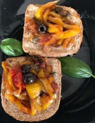 Ricetta Peperonata con capperi e olive di zanolibarbara67