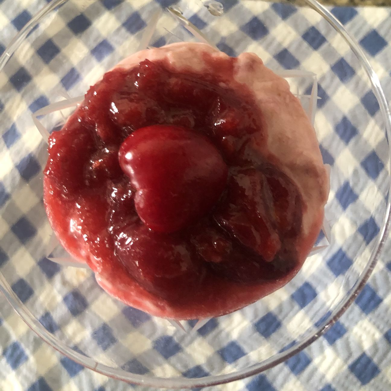 Mousse di ciliegie