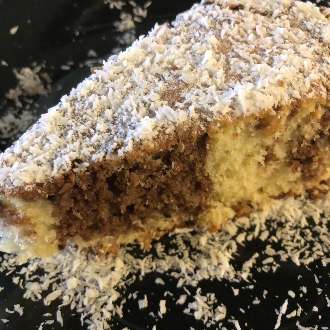 Torta di cocco e cioccolato