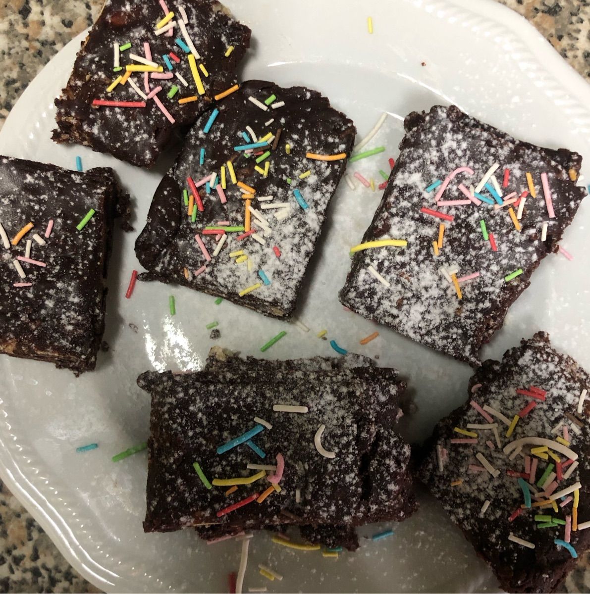 Quadrotti al cioccolato