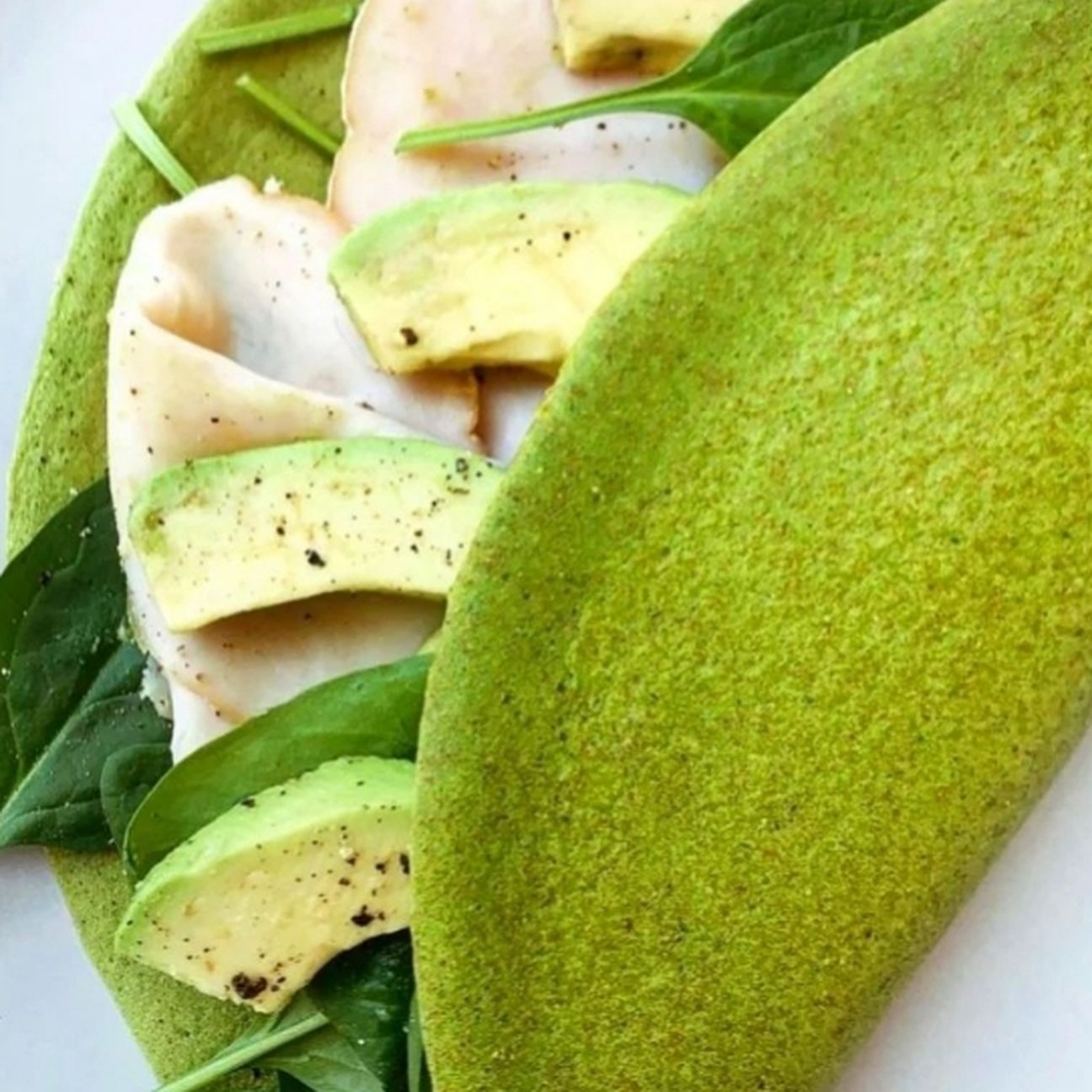 Crepes di spinaci