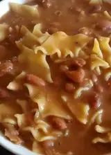 Ricetta Minestra di fagioli borlotti, in pentola a pressione.