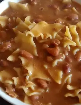 Ricetta Minestra di fagioli borlotti, in pentola a pressione. di alessandra56