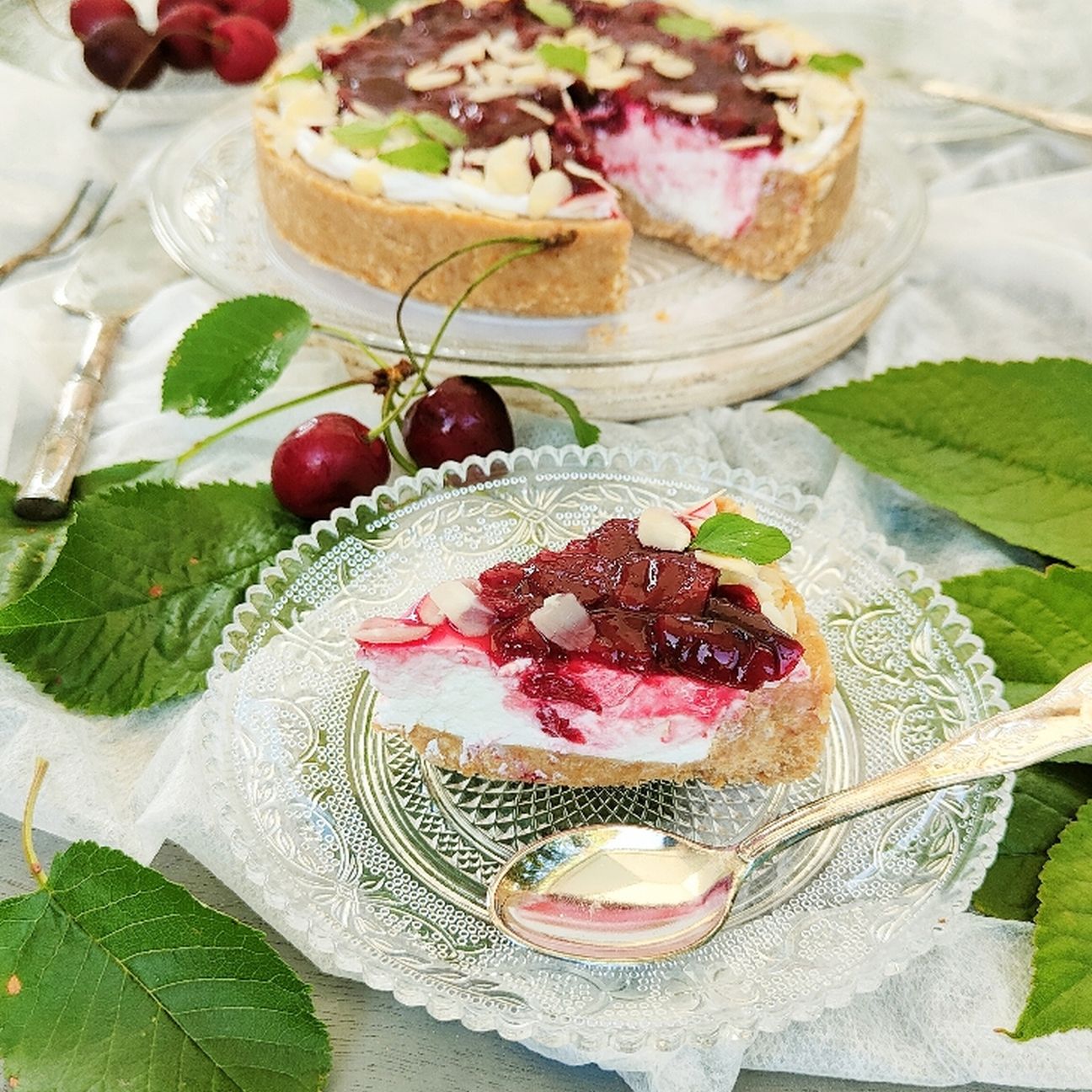 Cheesecake alle ciliegie