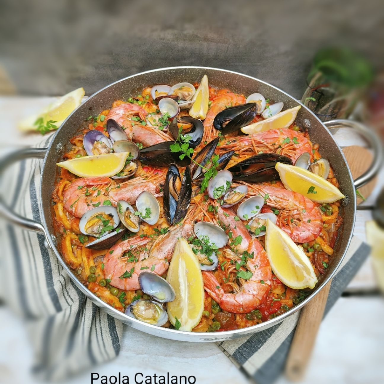 Paella di pesce