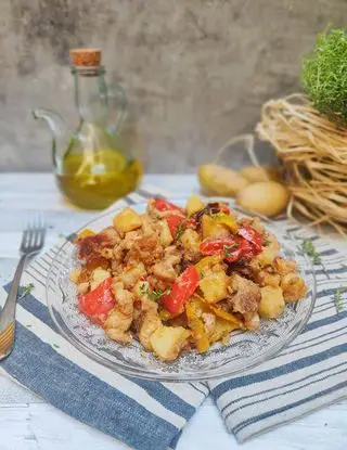 Ricetta Pollo sabbioso con peperoni e patate di _paola_catalano