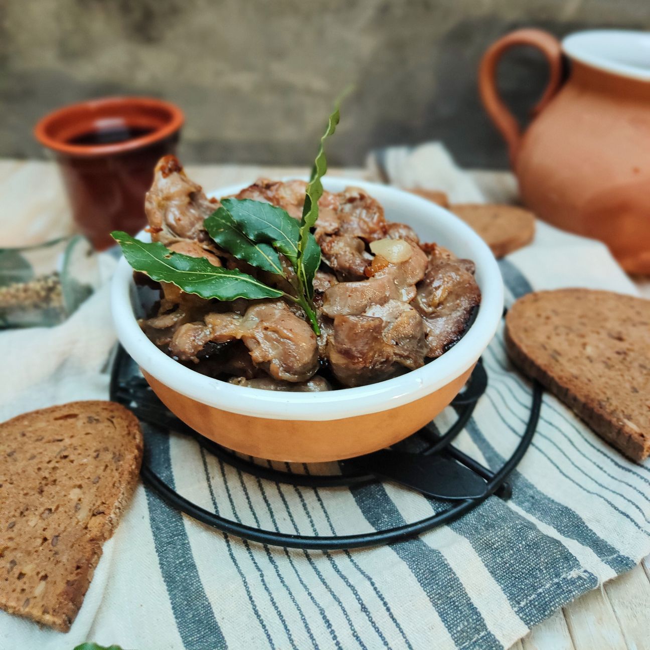 Durelli di pollo con cipolle