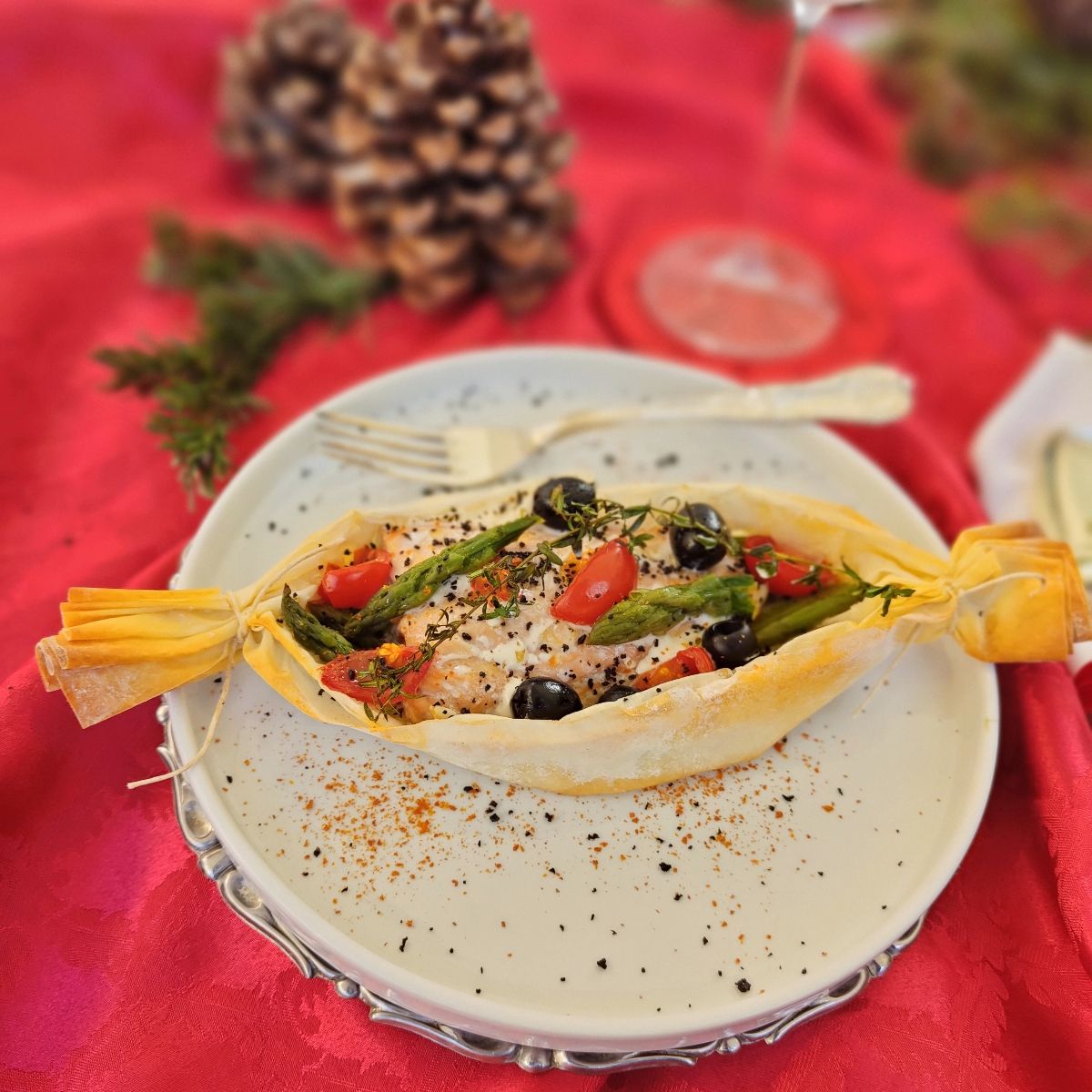 Barchette di salmone e verdure