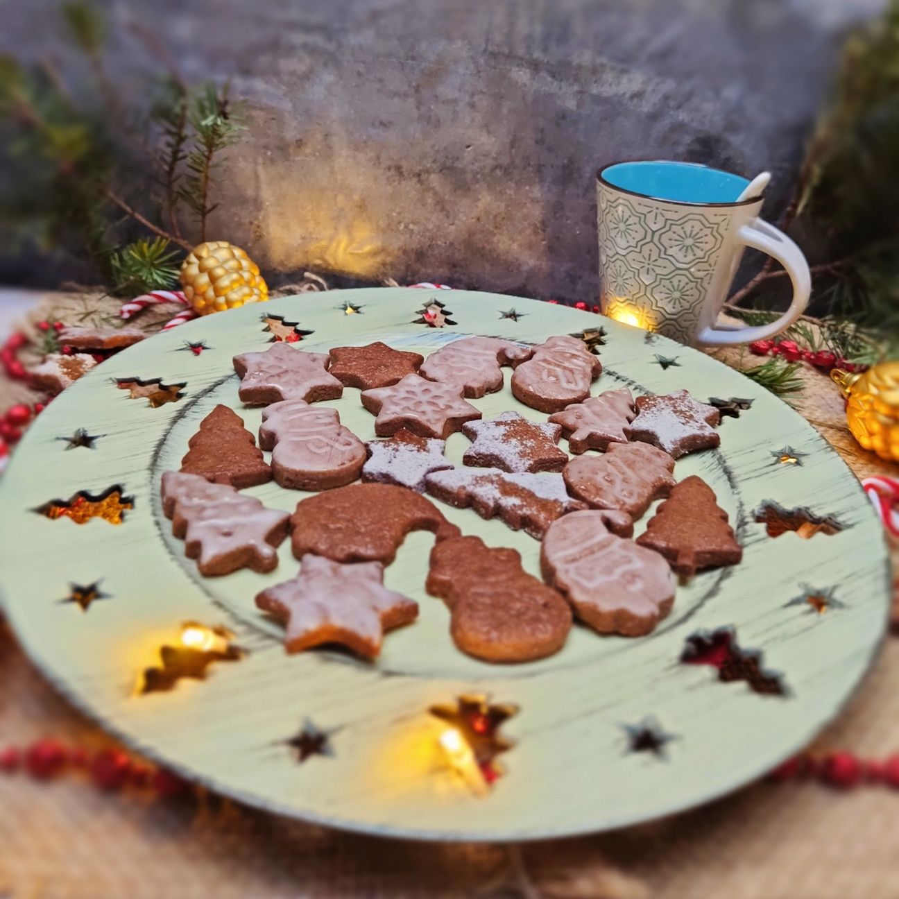 Biscotti al cacao e glassa