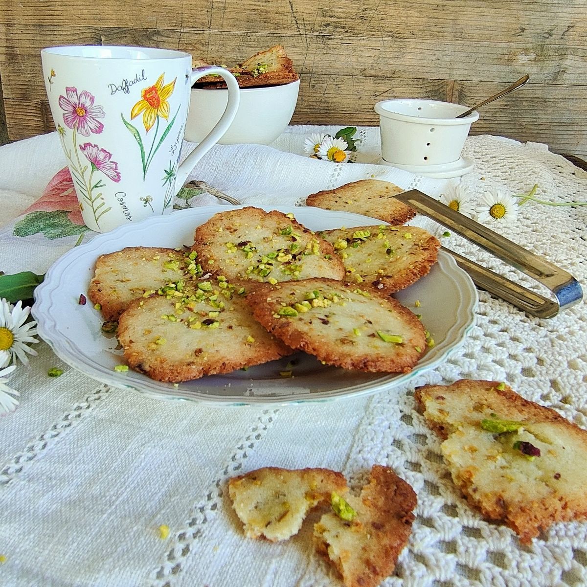 Foglie da the' ai pistacchi