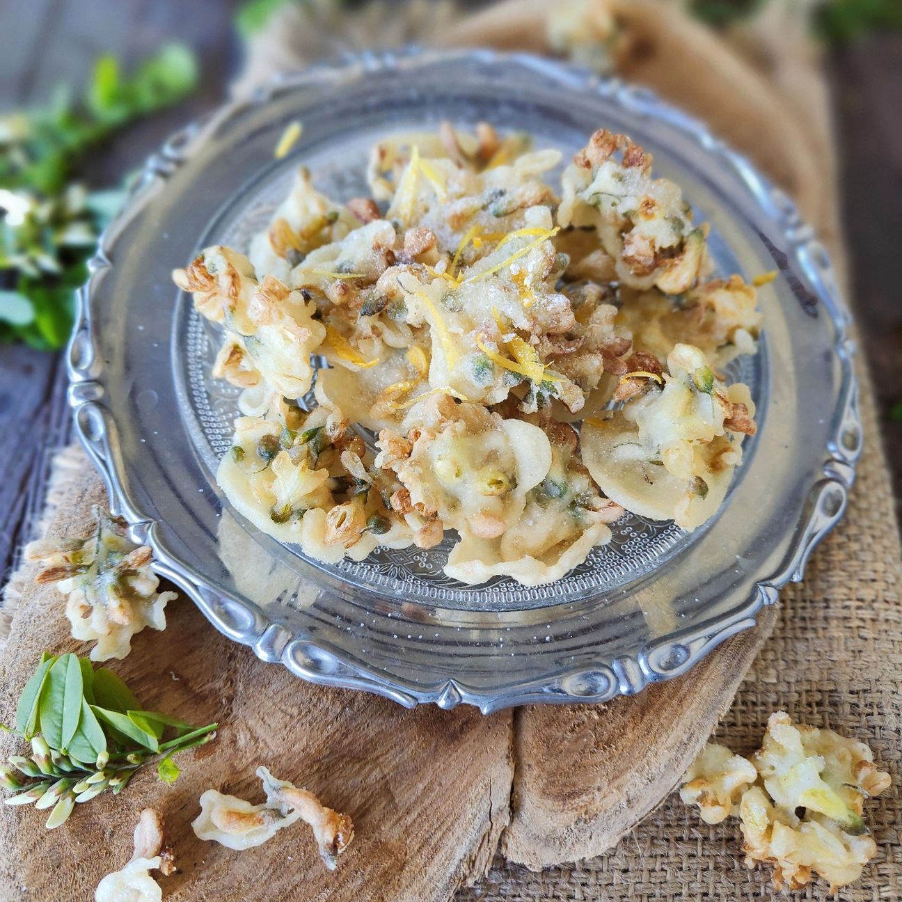 Frittelle di fiori di Robinia
