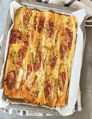 Ricetta Pasta fillo, brie, mortadella e pistacchio di _paola_catalano