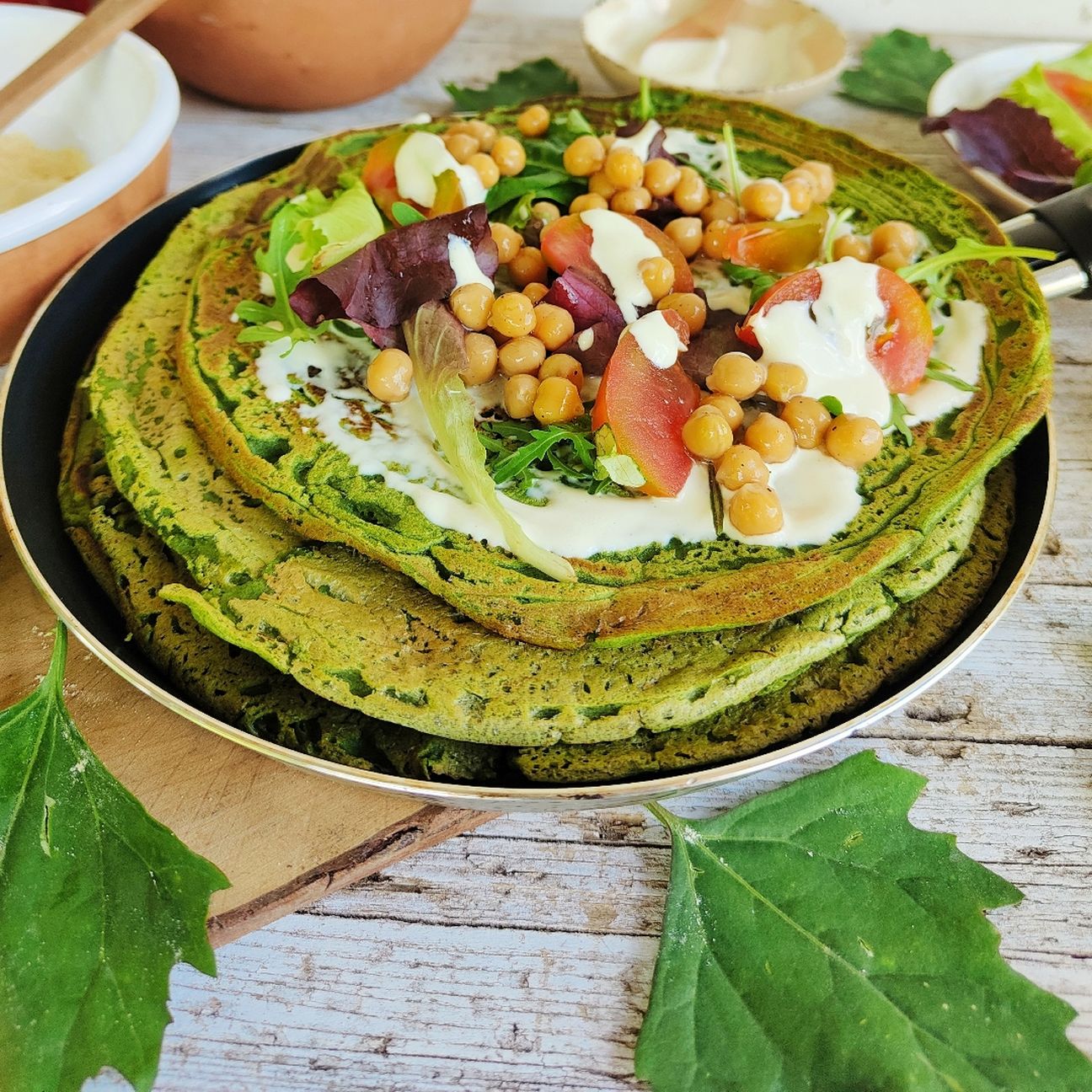 Crepes di Farinello e farina di ceci